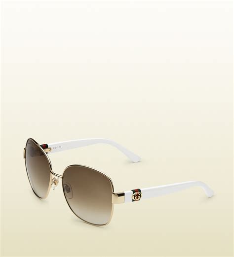 gucci silver sunglasses|Gucci sunglasses gold women sunglasses.